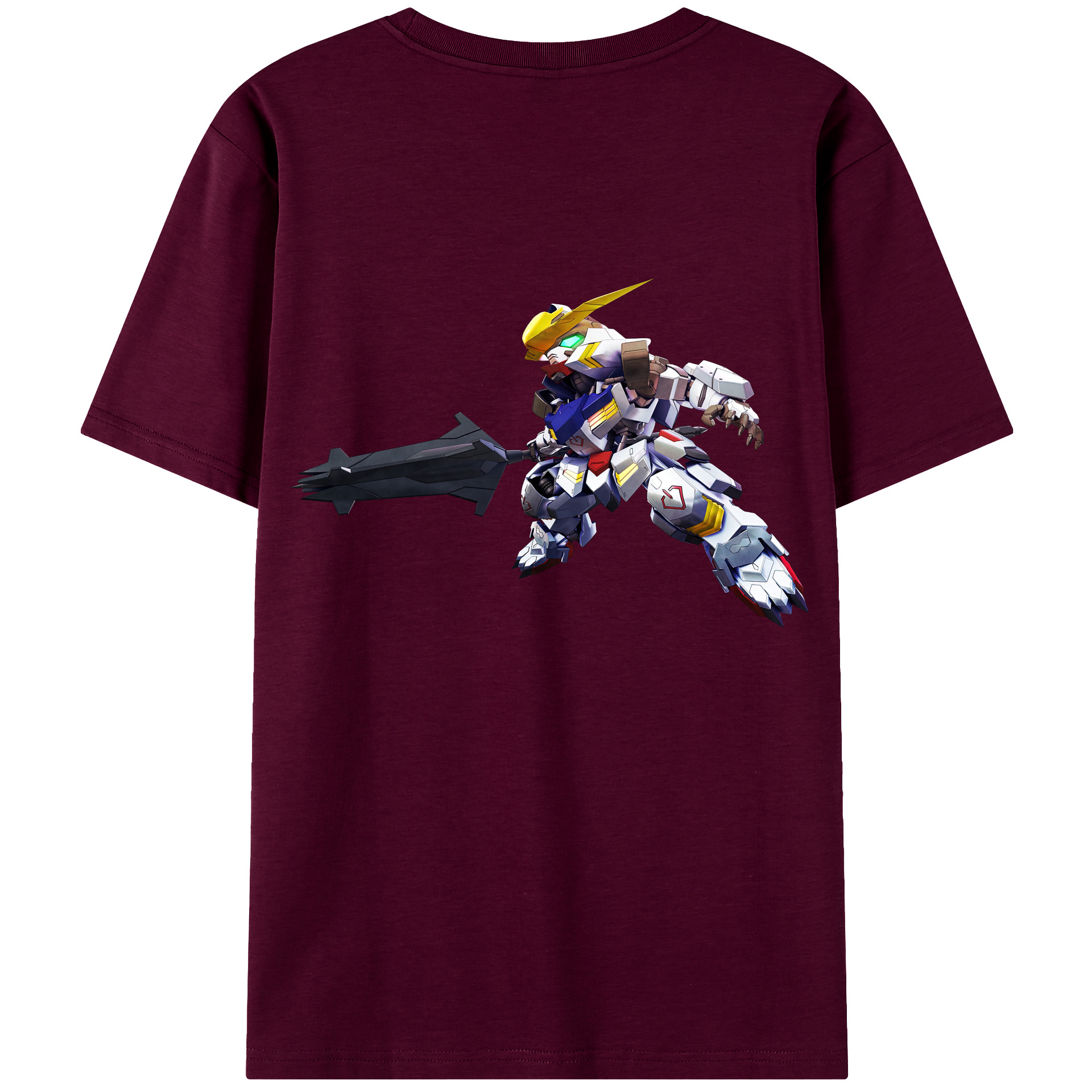 （画像用） 機動戦士ガンダム Mobile Suit Gundam レディース半袖Tシャツ(バックプリント)
